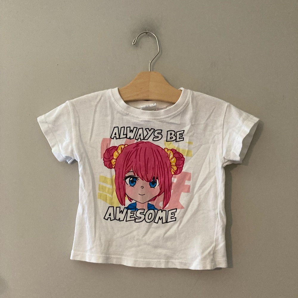 $12 ADD ON Zara Kids Graphic Tee anime cute h&m baby gap‎